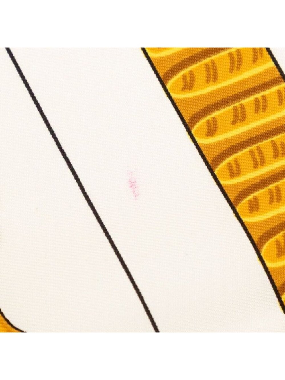 Hermes Carre 90 Armets En Panache Feathered Helmet Scarf Large Ivory Gold Silk - Picture 6 of 10
